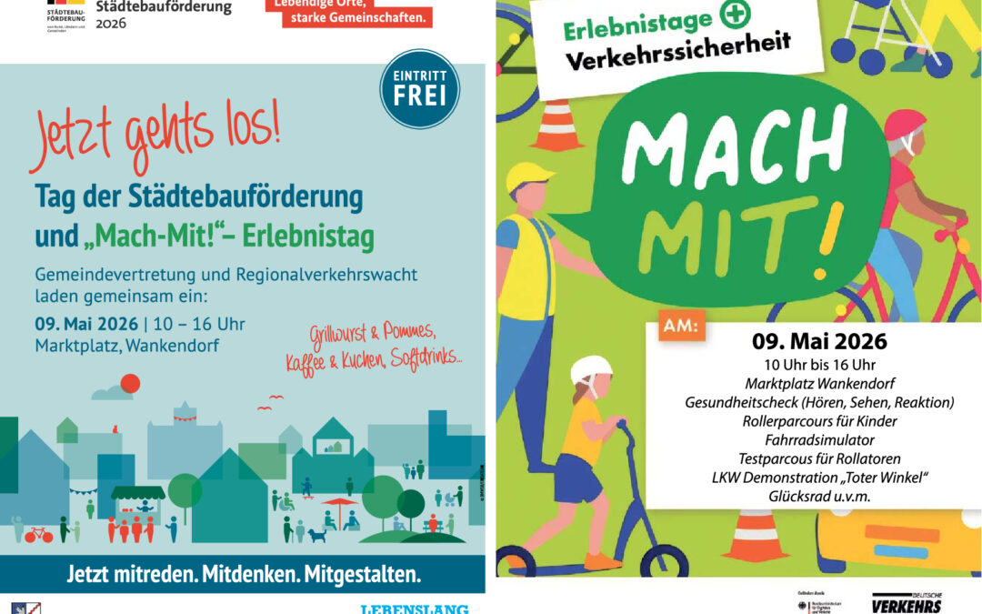 Tag der Städtebauförderung / „Mach Mit!“ Erlebnistag